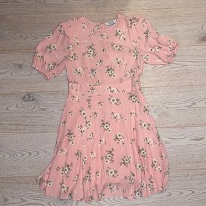 & Other Stories pink shorts flower dress